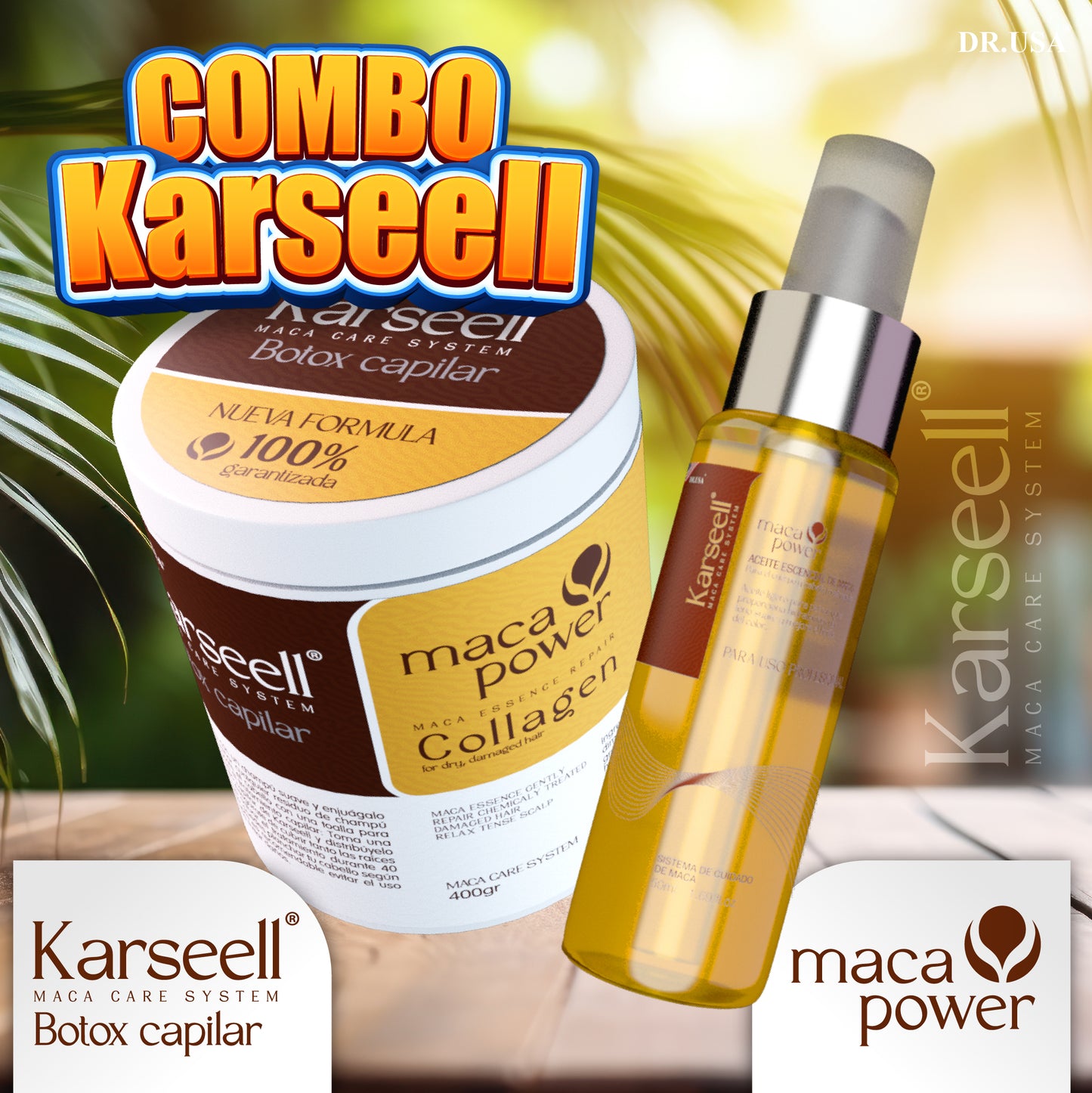 KARSEELL REPARADOR-COMPRA  Y LLÉVATE 1 ACEITE DE ARGÁN GRATIS!